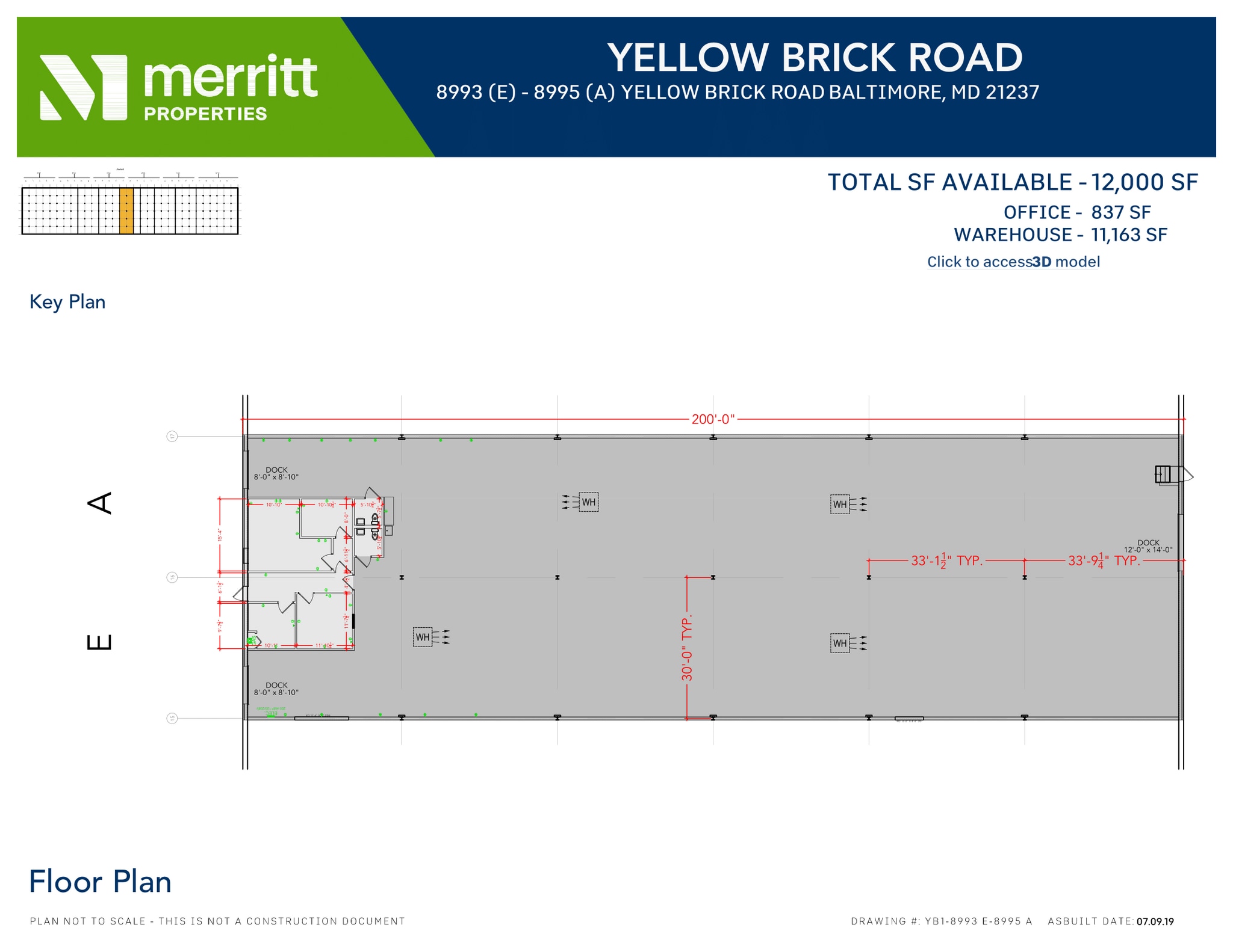 8967-8987 Yellow Brick Rd, Rosedale, MD to rent Floor Plan- Image 1 of 1