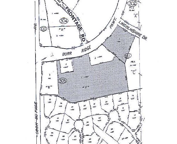 112 Burr Ridge Pky, Burr Ridge, IL for rent - Plat Map - Image 2 of 9