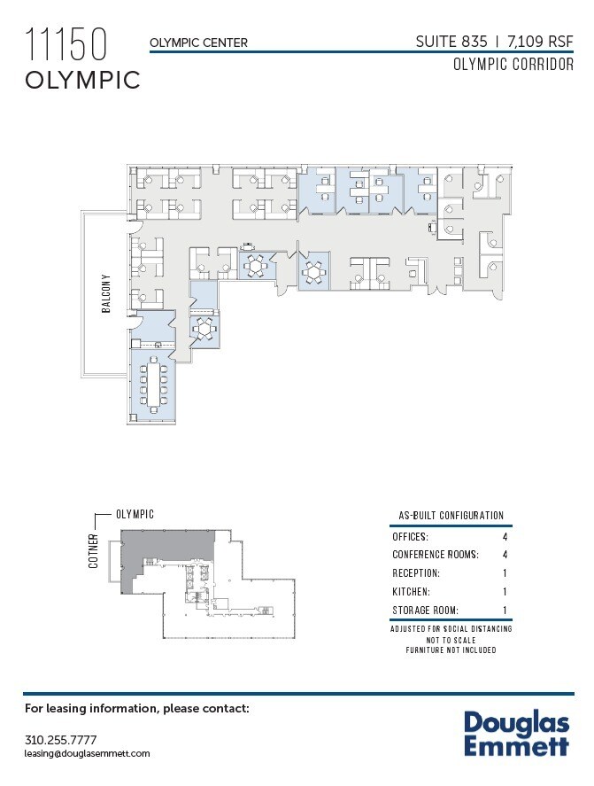 11150 W Olympic Blvd, Los Angeles, CA to rent Floor Plan- Image 1 of 1