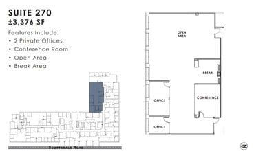 11333 N Scottsdale Rd, Scottsdale, AZ to rent Floor Plan- Image 1 of 1