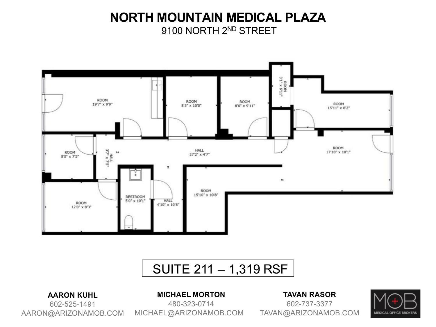 9100 N 2nd St, Phoenix, AZ for rent Floor Plan- Image 1 of 1