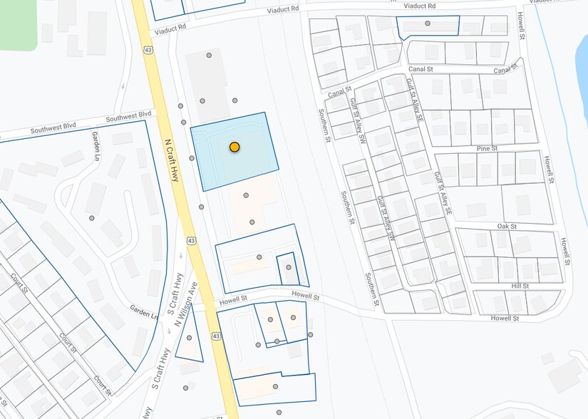 118-122 N Craft Hwy, Chickasaw, AL for sale - Plat Map - Image 2 of 2