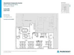 600 N Westshore Blvd, Tampa, FL for rent Floor Plan- Image 1 of 5