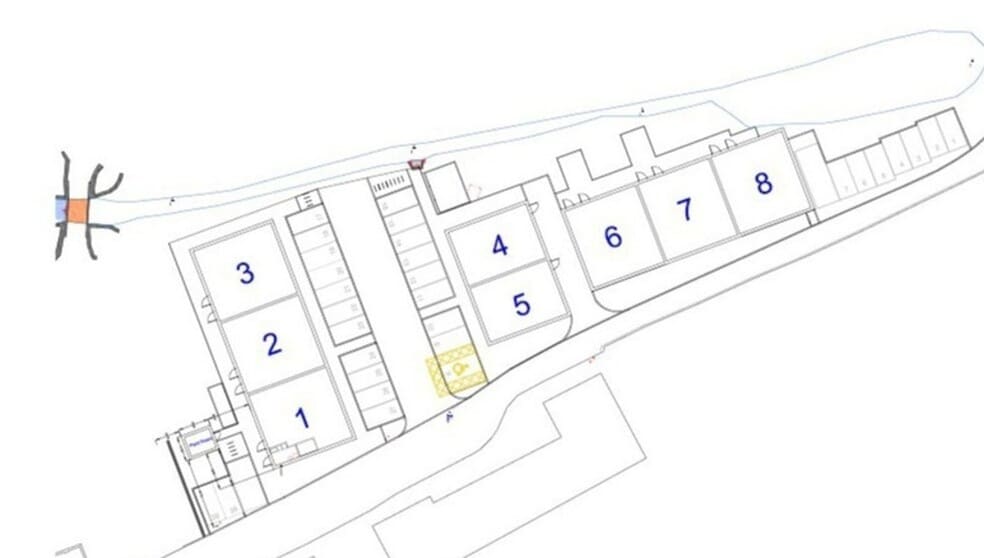 Lichfield St, Tamworth to rent - Site Plan - Image 1 of 7