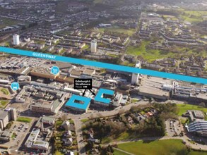 Cornwall St, East Kilbride, SLK - AERIAL map view