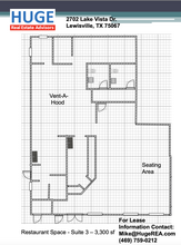 2702 Lake Vista Dr, Lewisville, TX for rent Floor Plan- Image 1 of 2