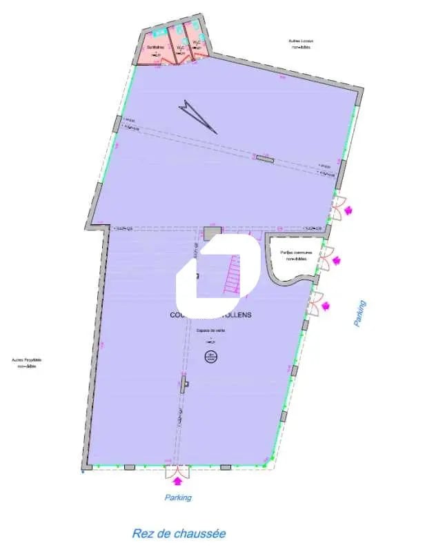 Retail in Houilles to rent Floor Plan- Image 1 of 5