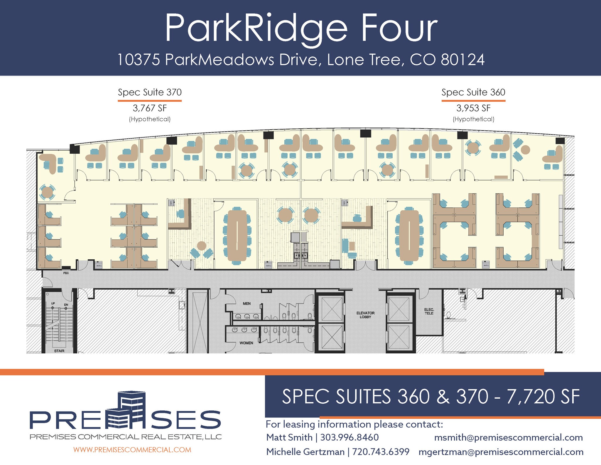 10375 Park Meadows Dr, Lone Tree, CO to rent Floor Plan- Image 1 of 2