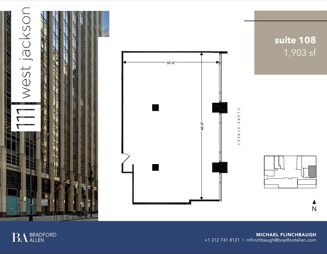 111 W Jackson Blvd, Chicago, IL to rent Floor Plan- Image 1 of 1
