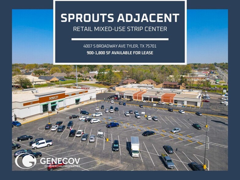 4007 S Broadway Ave, Tyler, TX to rent - Building Photo - Image 1 of 5