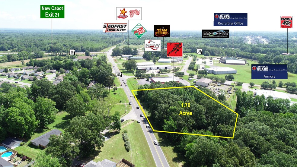 N 2nd St, Cabot, AR for sale - Plat Map - Image 1 of 1