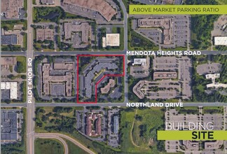 1345 Mendota Heights Rd, Mendota Heights, MN - aerial  map view