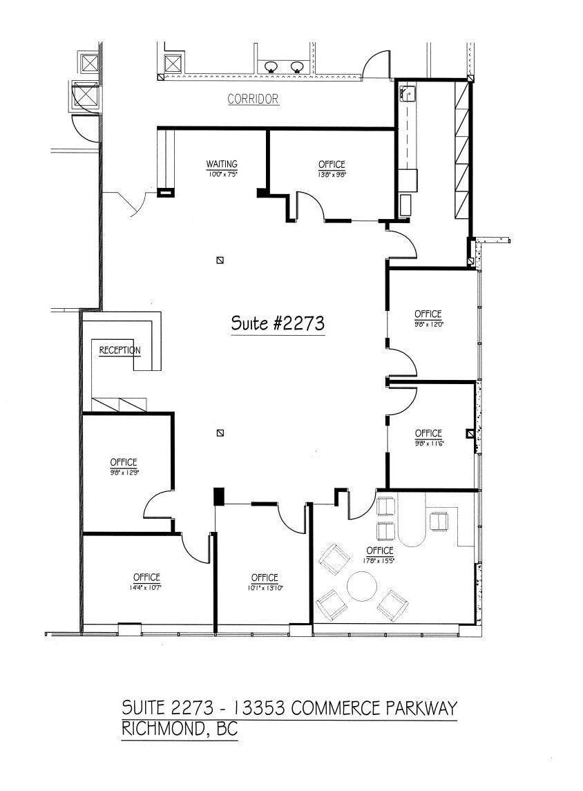 13353 Commerce Pky, Richmond, BC to rent Floor Plan- Image 1 of 4