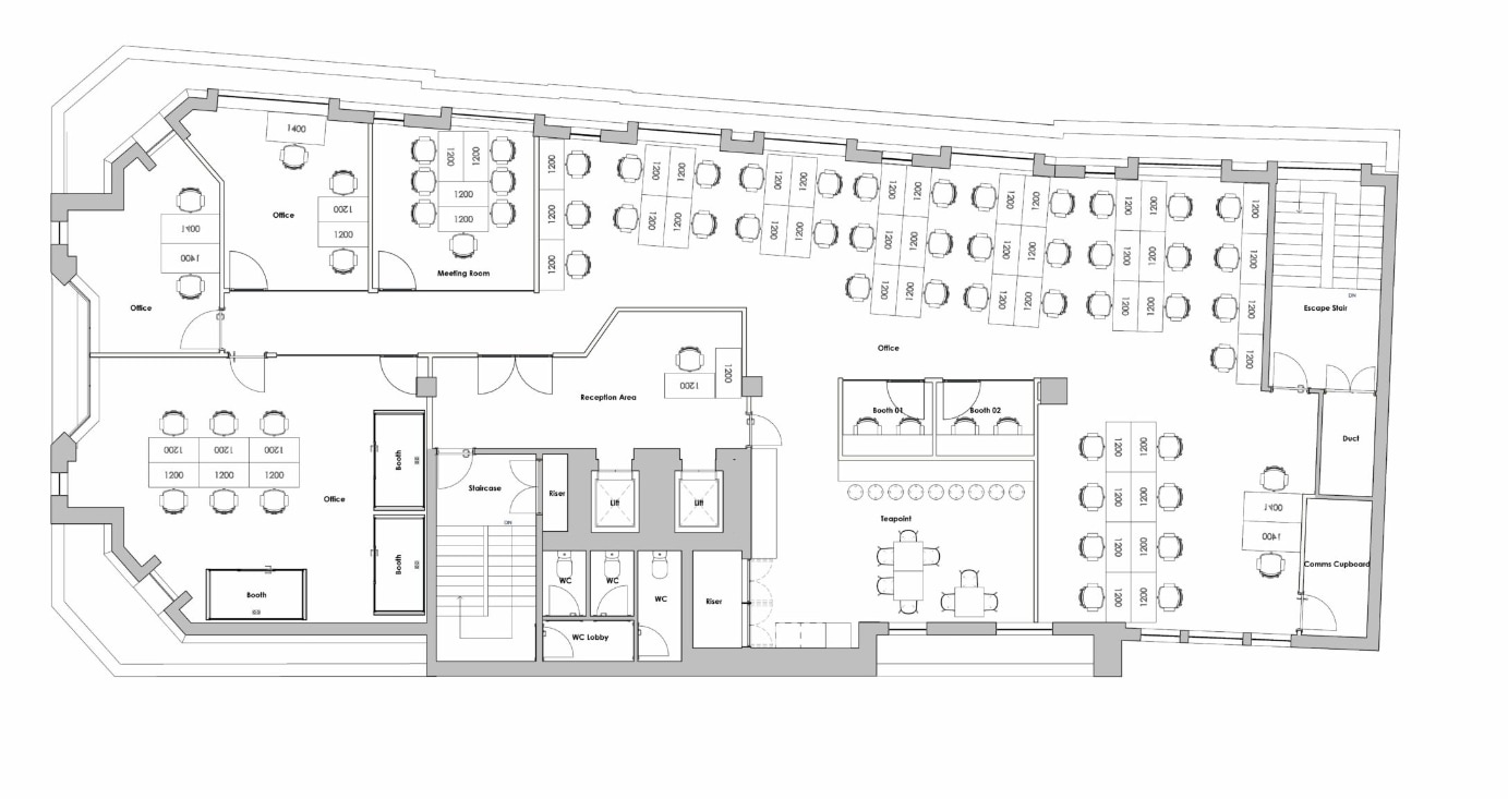 14 New St, London to rent Floor Plan- Image 1 of 10