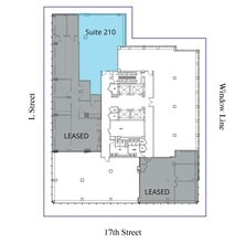 1660 L St NW, Washington, DC to rent Floor Plan- Image 1 of 2