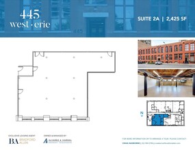 445 W Erie St, Chicago, IL for rent Floor Plan- Image 1 of 8