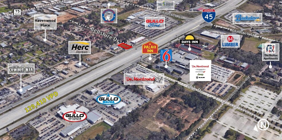 NEC I-45 and Bellshire Drive, Conroe, TX for rent - Building Photo - Image 1 of 1