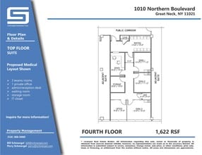 1010 Northern Blvd, Great Neck, NY for rent Floor Plan- Image 1 of 1