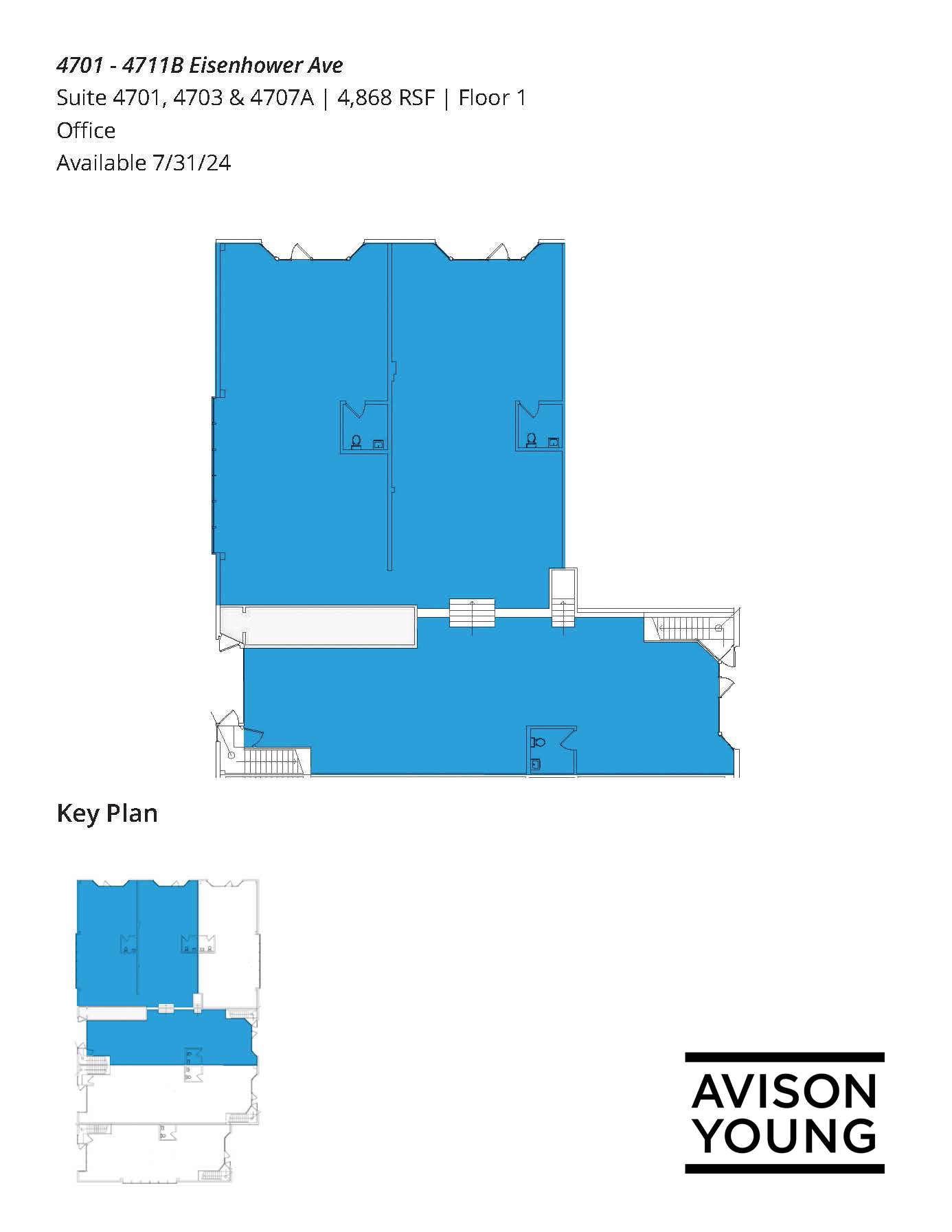 4713A-4725B Eisenhower Ave, Alexandria, VA to rent Floor Plan- Image 1 of 1
