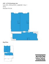 4713A-4725B Eisenhower Ave, Alexandria, VA to rent Floor Plan- Image 1 of 1