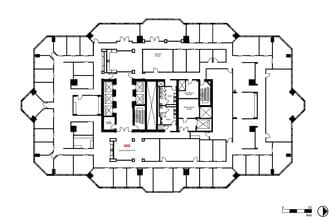 250 2nd St SW, Calgary, AB to rent Floor Plan- Image 1 of 1