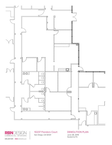 10237-10239 Flanders Ct, San Diego, CA for rent - Site Plan - Image 1 of 8