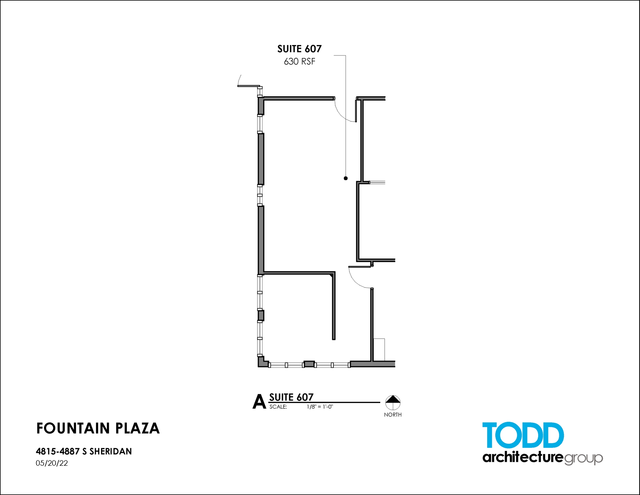 4815-4821 S Sheridan Rd, Tulsa, OK for rent Floor Plan- Image 1 of 2