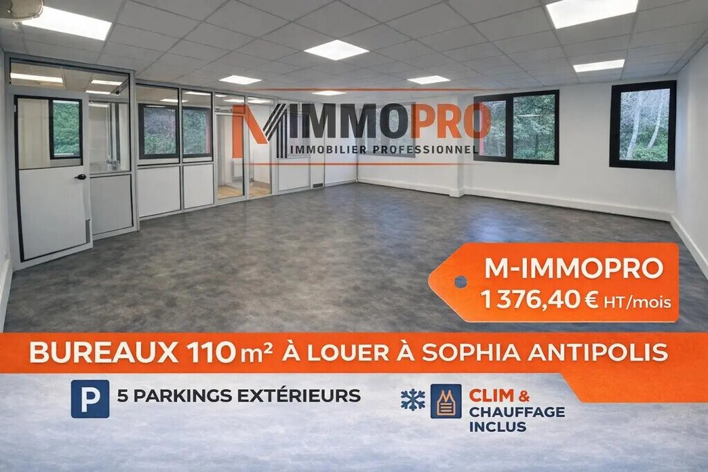Location Bureaux 110 m² - Photo 1
