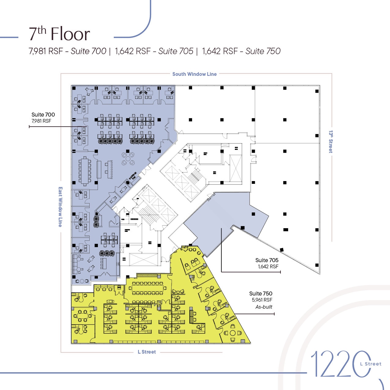 1220 L St NW, Washington, DC to rent Floor Plan- Image 1 of 1