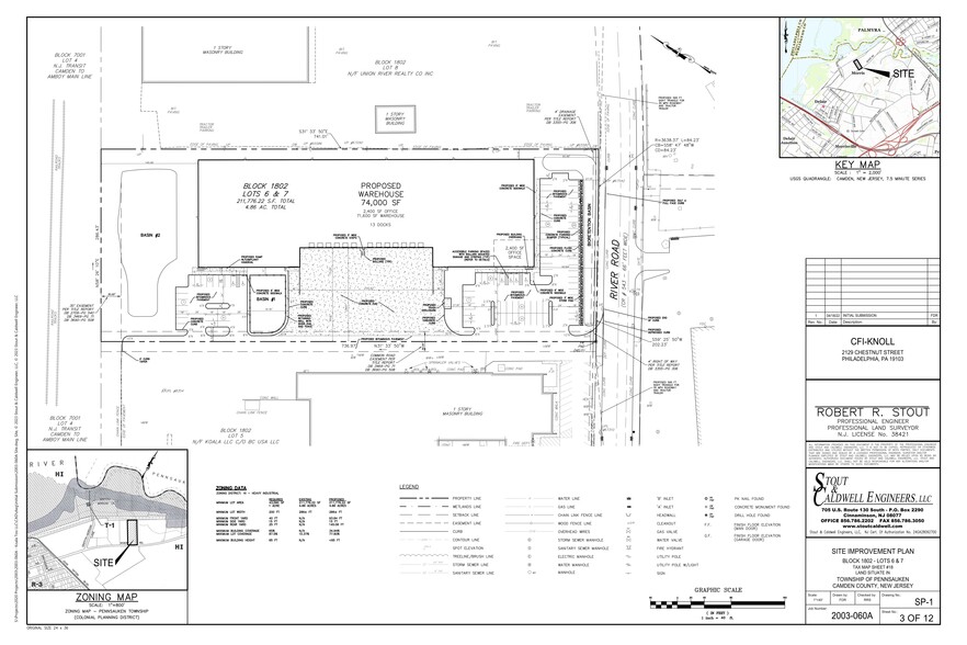 9191 River Rd, Pennsauken, NJ for rent - Site Plan - Image 1 of 2