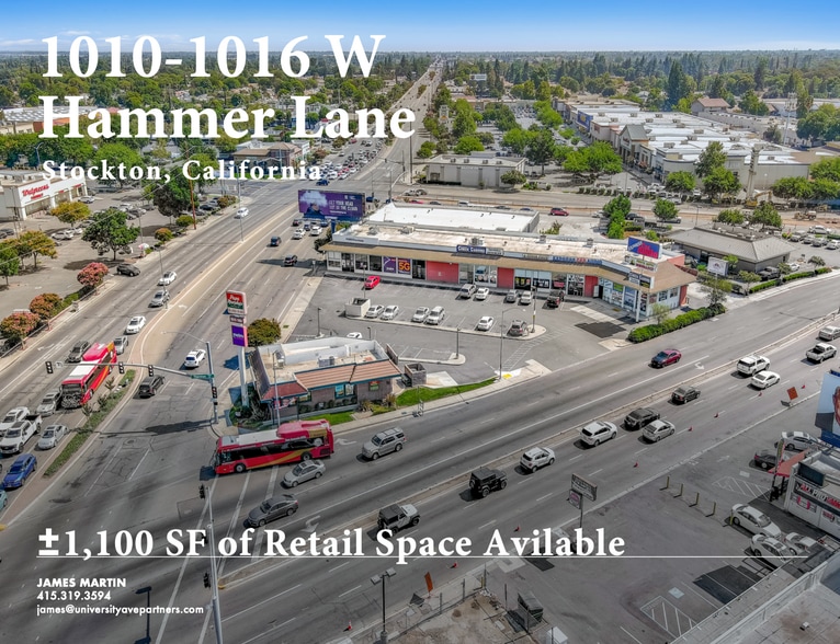 1010-1016 W Hammer Ln, Stockton, CA for rent - Building Photo - Image 1 of 4