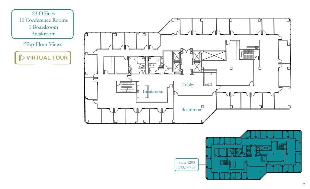 1 Almaden Blvd, San Jose, CA to rent Floor Plan- Image 1 of 1