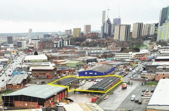 Grant Ave, Leeds, WYK - Aerial  map view
