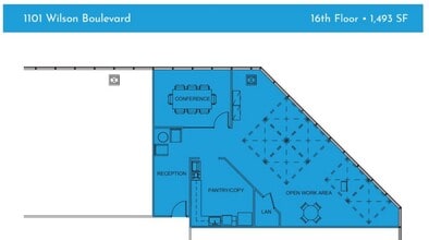 1100 Wilson Blvd, Arlington, VA to rent Floor Plan- Image 1 of 1