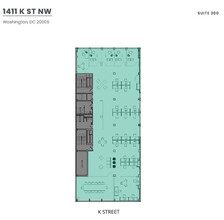 1411 K St NW, Washington, DC for rent Floor Plan- Image 1 of 1