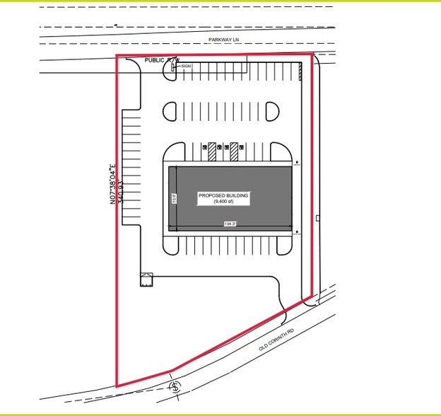 Shops at Evelyn Gandy, Petal, MS for rent - Site Plan - Image 3 of 3