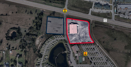 19785 Highway 105, Montgomery, TX - aerial  map view