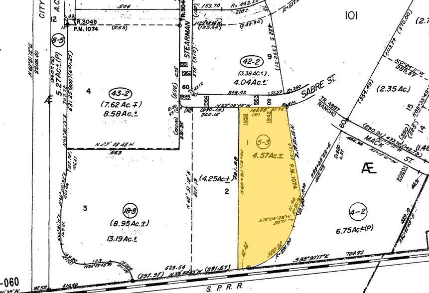 1942-1958 Sabre St, Hayward, CA for rent - Plat Map - Image 2 of 7