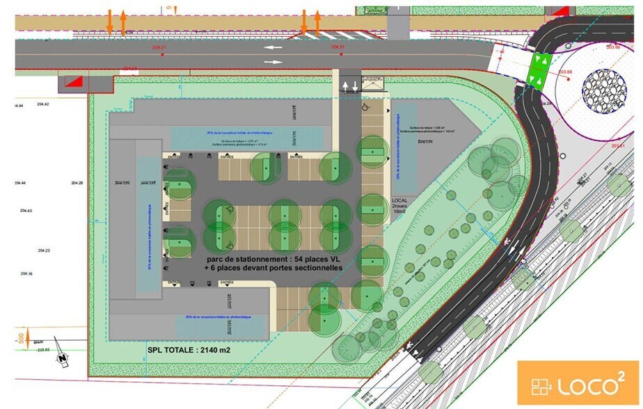 Light Industrial in Fonsorbes for sale - Site Plan - Image 2 of 3