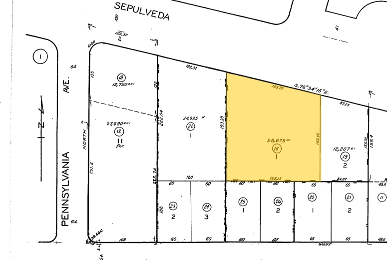 2350 Sepulveda Blvd, Torrance, CA for rent - Plat Map - Image 2 of 3