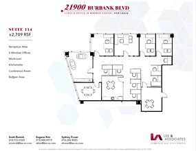 21900 Burbank, Woodland Hills, CA for rent Floor Plan- Image 1 of 1