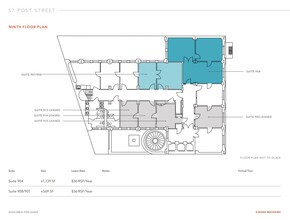 57-65 Post St, San Francisco, CA for rent Floor Plan- Image 1 of 1