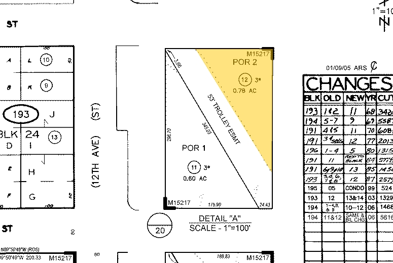 1040-1080 Park Blvd, San Diego, CA for rent - Plat Map - Image 2 of 6