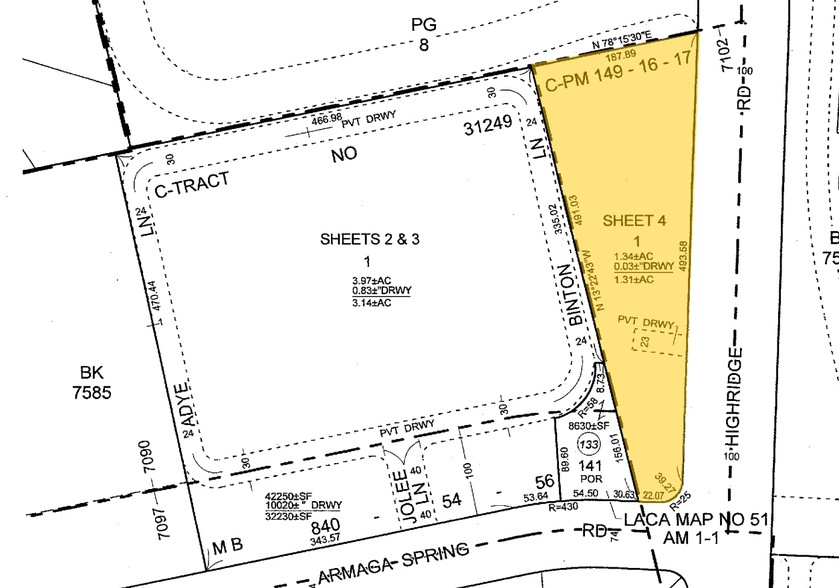 28441 Highridge Rd, Rolling Hills Estates, CA for sale - Plat Map - Image 2 of 20