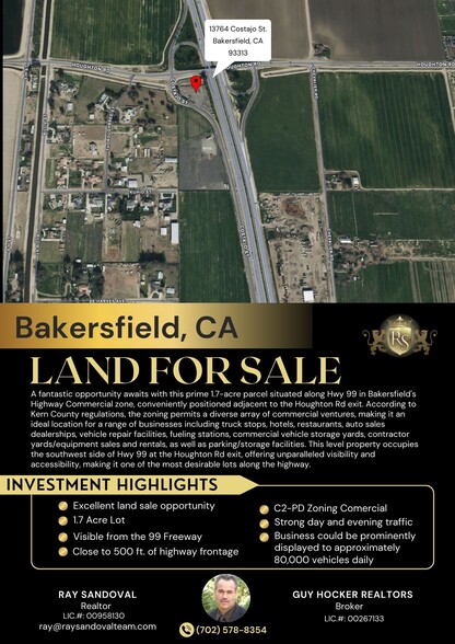 Houghton Rd, Bakersfield, CA for sale - Building Photo - Image 1 of 3