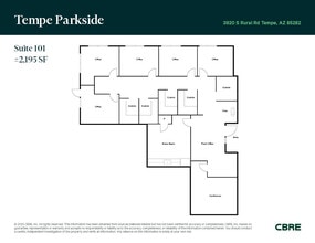 3920 S Rural Rd, Tempe, AZ to rent Floor Plan- Image 1 of 6