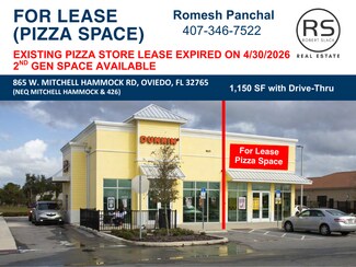 More details for 865 W Mitchell Hammock Rd, Oviedo, FL - Retail to Rent