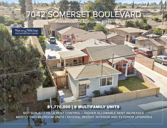 More details for 7042 Somerset Blvd, Paramount, CA - Residential for Sale