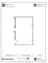 260-270 Peachtree St NW, Atlanta, GA for rent Site Plan- Image 1 of 2