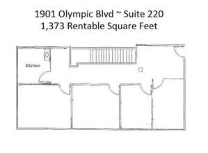 1901 Olympic Blvd, Walnut Creek, CA for rent Floor Plan- Image 1 of 1